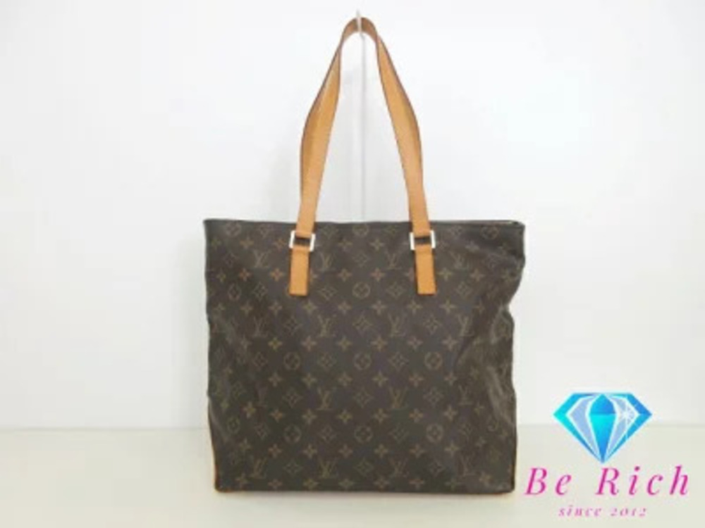 Louis Vuitton Monogram Cabas Mezzo LV Tote Bag Shoulder Handbag